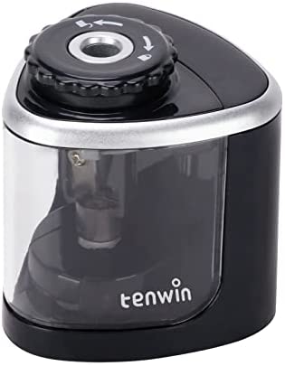 Tenwin Portable Electric Pencil Sharpeners for Kids Blade to Fast Sharpen  Suitable for Classroom Office School