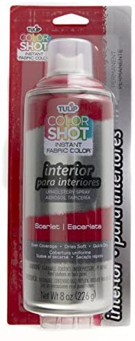 Tulip Color Shot Indoor Upholstery Spray 8oz Scarlet