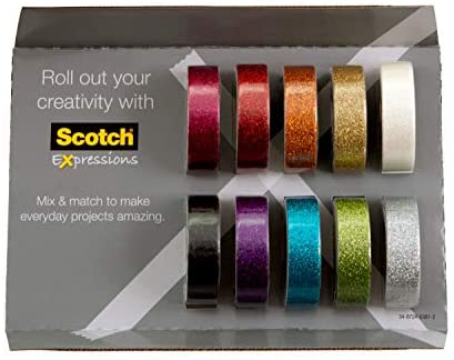 Scotch Expressions Washi Tape, 15 Rolls, Great for Decorating and