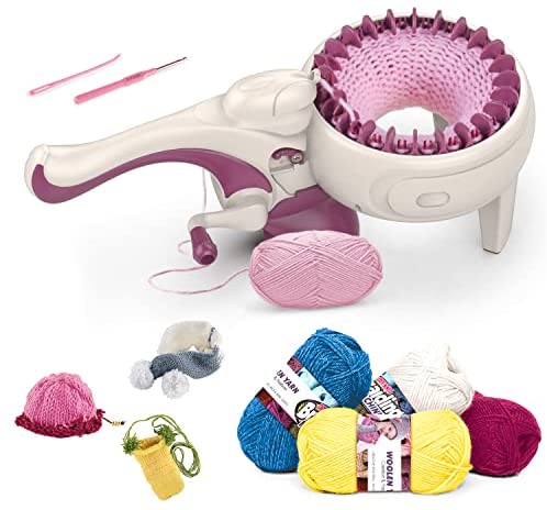 40Needles Knitting Machines Kit,Smart Weaving Knitting Loom,DIY