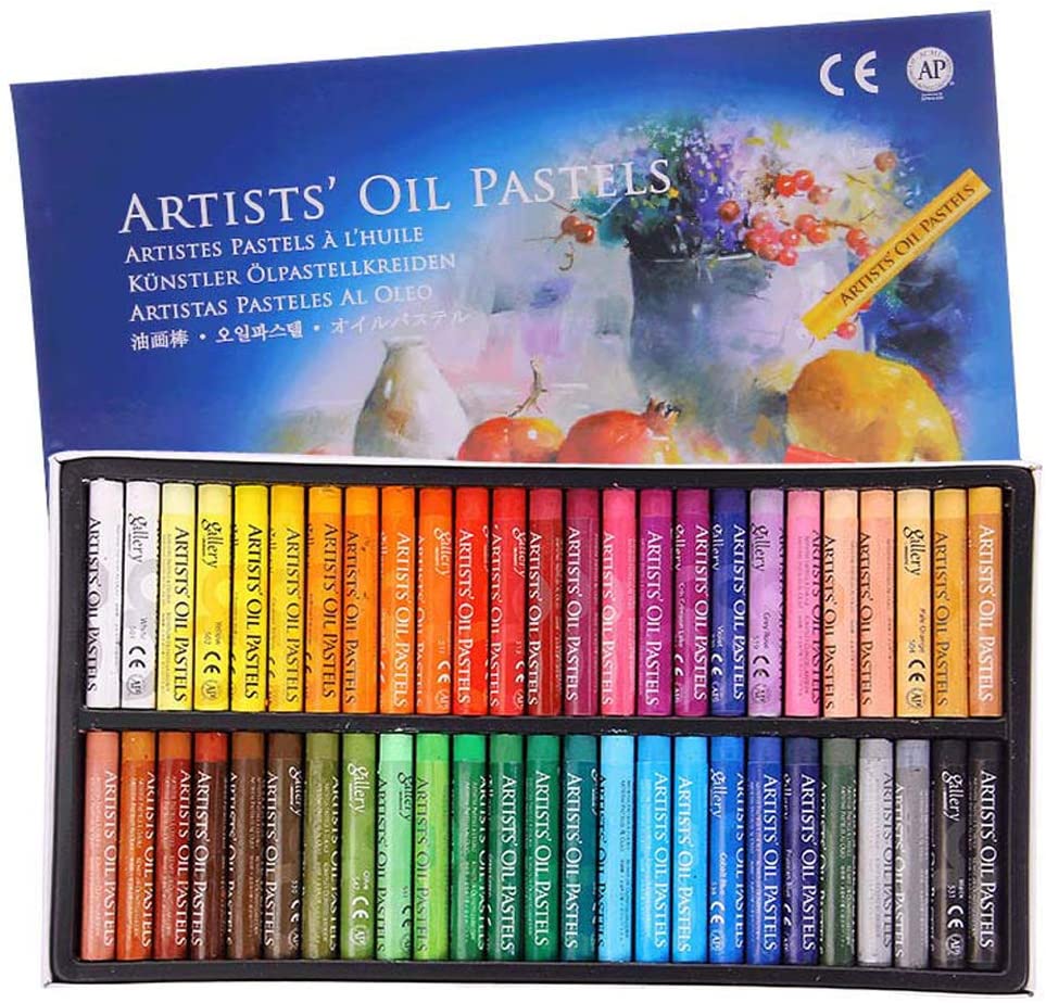 Oil Pastel Set,Professional Painting Drawing Graffiti Art Crayons Washable Round Non Toxic Sticks